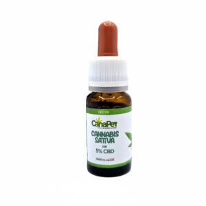 Olio di cannabis sativa con CBD 5%